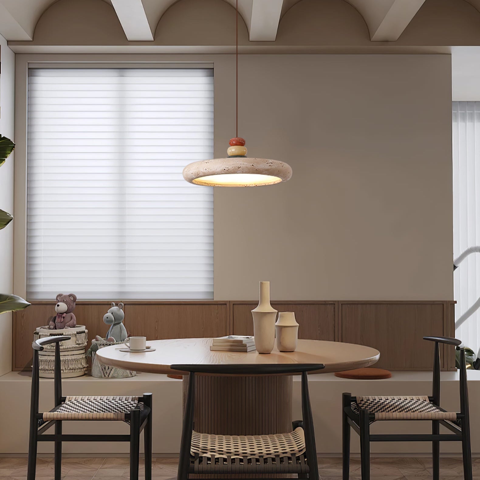 Dorelle Pendant Lamp - Modern Hanging Light Fixture for Kitchen, Dining Room & Bedroom | Elegant Ceiling Lighting for Home Decor