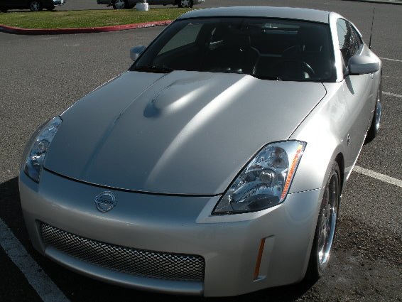 2003-2006 Nissan 350Z Z33 Fiberglass Power Hood - Series 1 (Part #1035007) | Lightweight Performance Upgrade for Sports Car Enthusiasts | Perfect for Racing & Car Shows