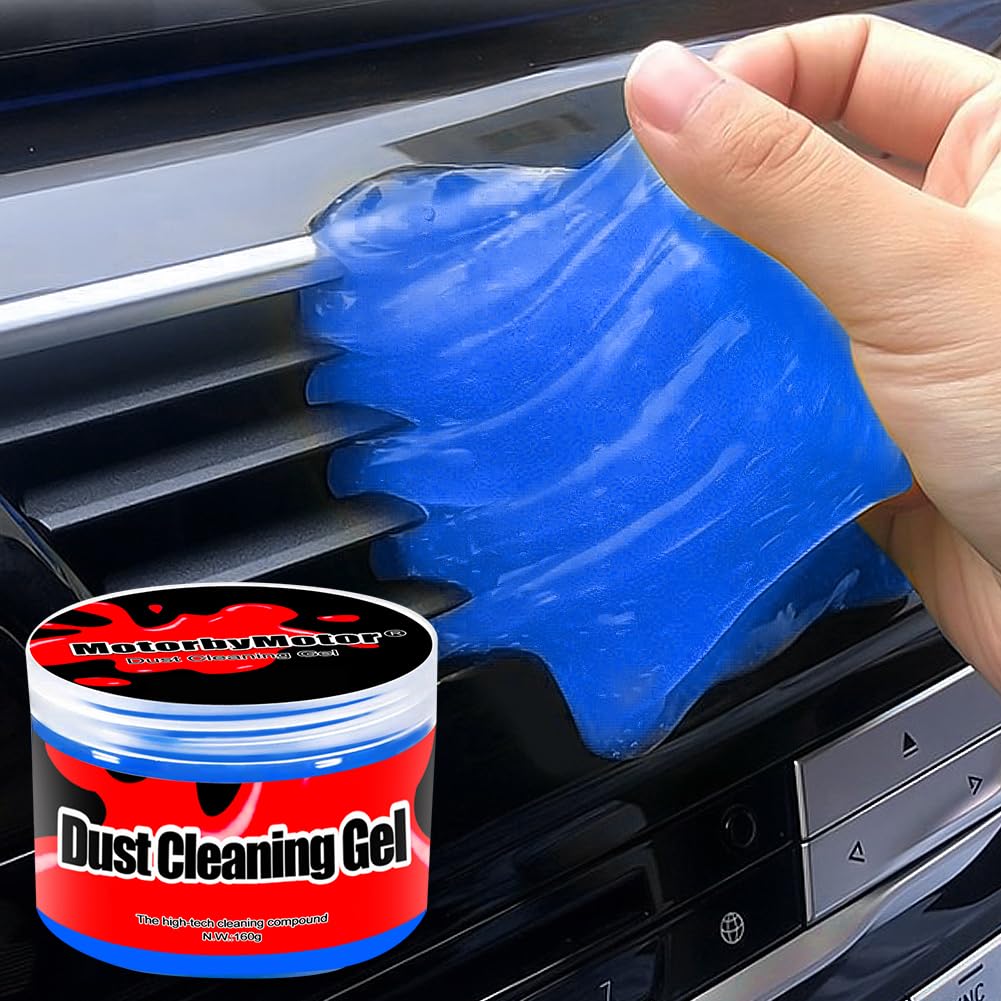 Premium Car Cleaning Gel - Auto Detailing Slime for Dust Removal | Reusable Putty for Keyboards, Laptops, PC & Cameras | Perfect for Car Interiors, Electronics & Hard-to-Reach Areas