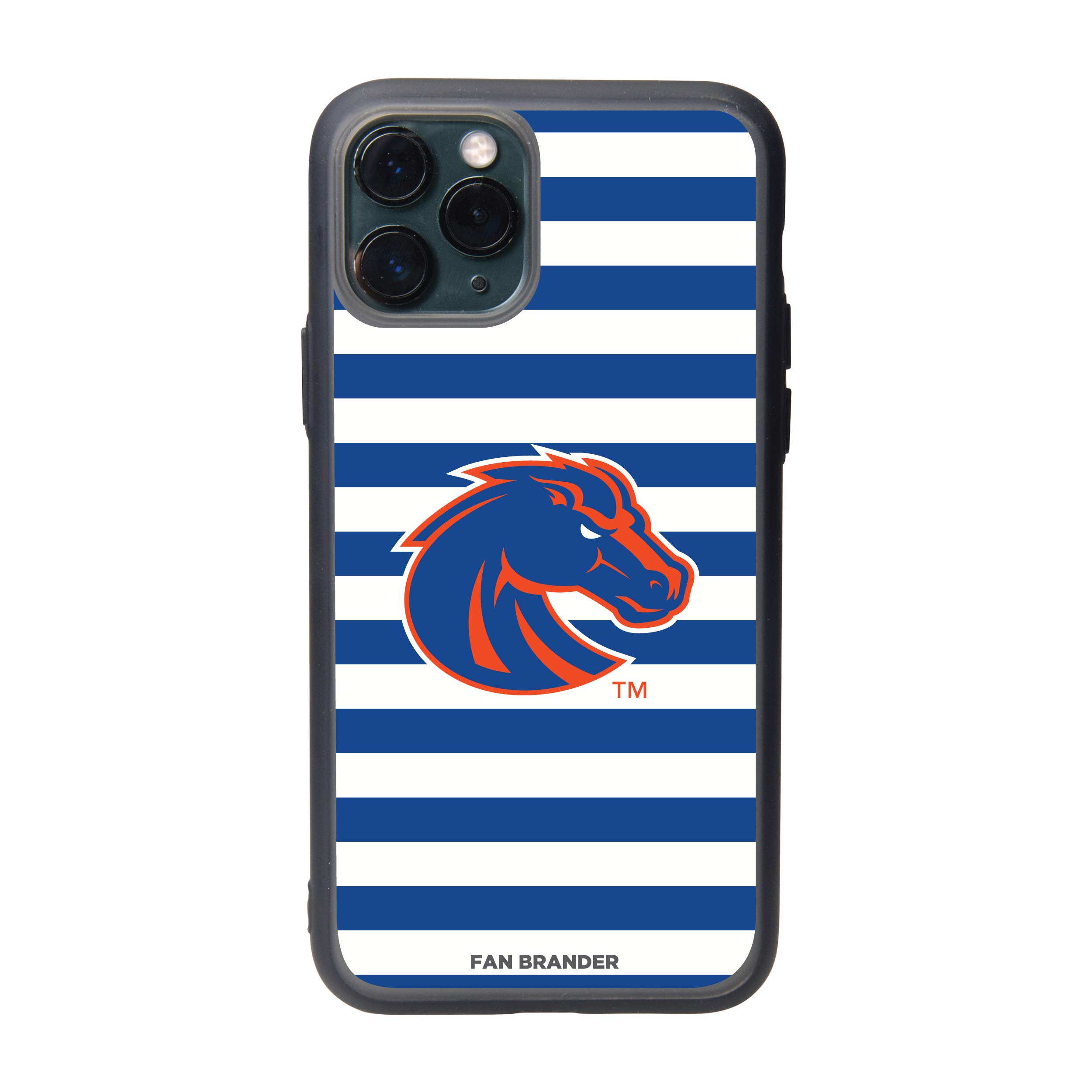 NCAA Fan Brander Phone Case with Stripes Design - Durable Protective Cover for iPhone & Samsung - Perfect for Game Day & School Spirit