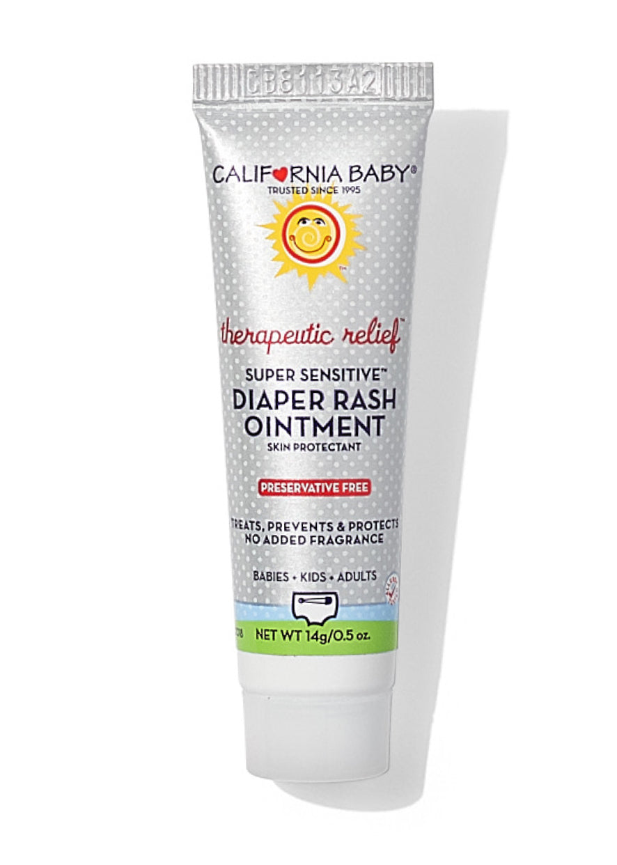 Fragrance-Free Super Sensitive Diaper Rash Cream - Gentle Baby Skin Protection for Eczema & Irritation - Perfect for Overnight Use & Daily Diaper Changes