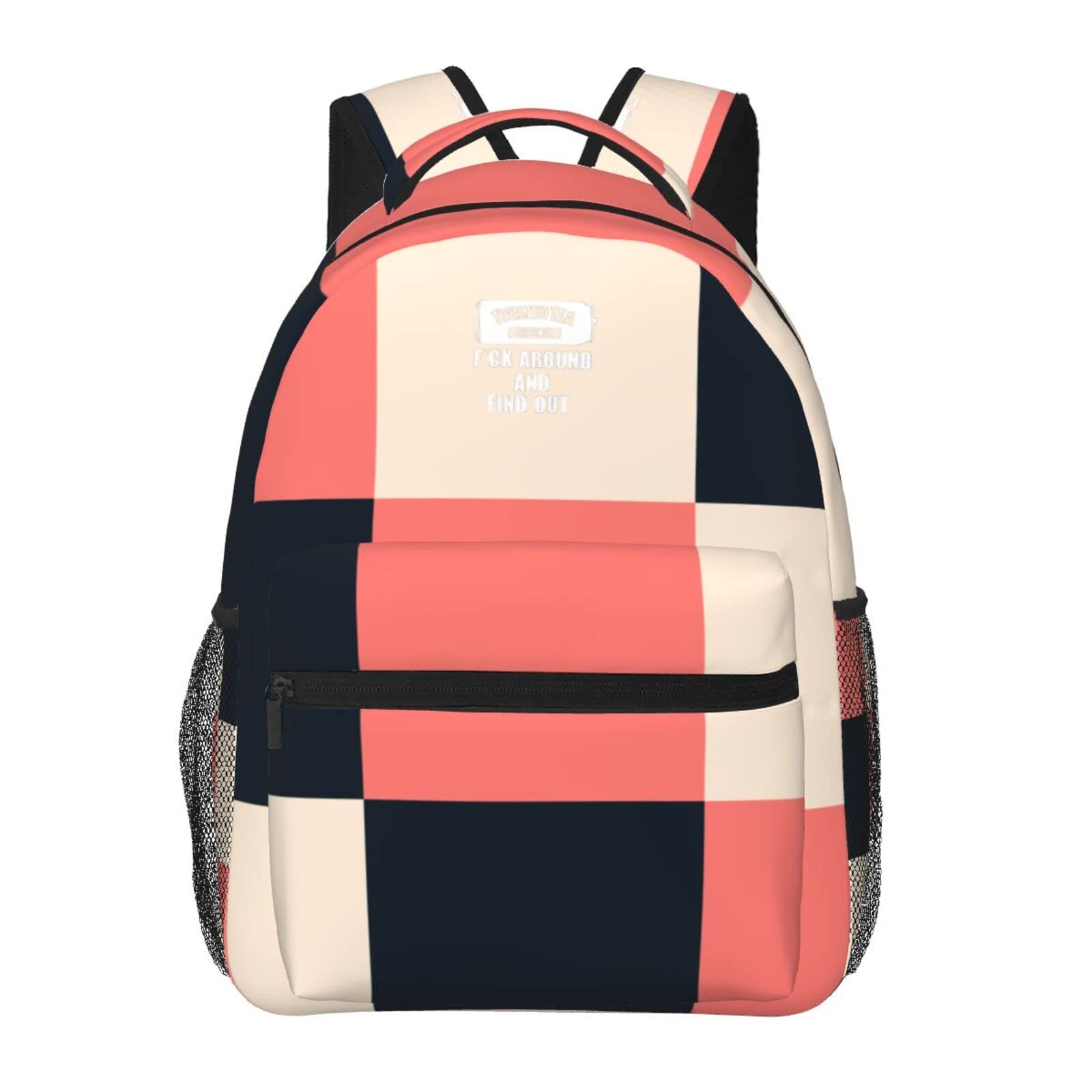Twisted Tea School Backpack - Lightweight Waterproof Travel Rucksack with 16 Inch Laptop Compartment for Boys & Girls - Perfect for School, College, Hiking & Daily Commute