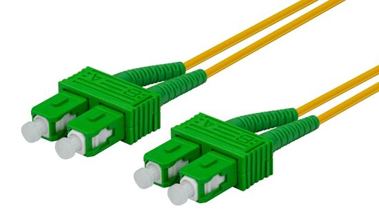 0.5M 9u SC APC/SC APC Duplex Single Mode G657A1 Bend Insensitive Fiber Patch Cable - High Speed Data Transmission for Telecom, Data Centers & Home Networking