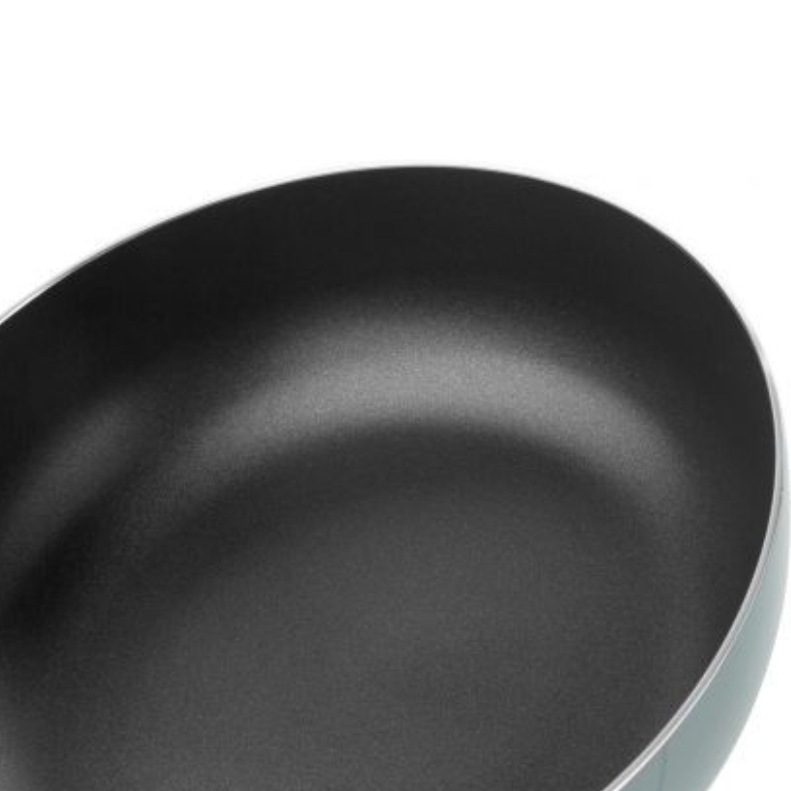 BergHOFF Slate Non-Stick Aluminum Wok Pan 11 Inch, 4qt - Perfect for Stir-Fry, Sauteing & Asian Cooking | Durable & Easy to Clean
