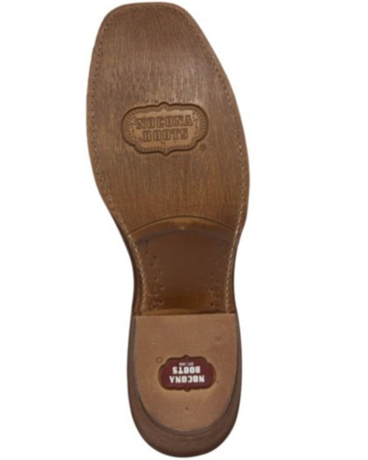 Nocona Men's Deputy Square Toe Brown Cowboy Boots - Western Work & Casual Wear for Ranchers & Outdoor Enthusiasts