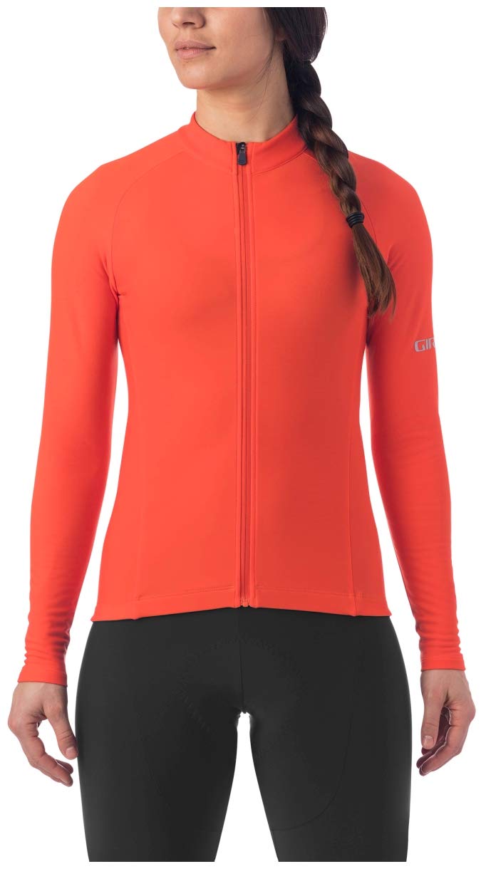 Giro Chrono Thermal Long Sleeve Cycling Jersey for Women - Winter Bike Riding & Cold Weather Training Gear
