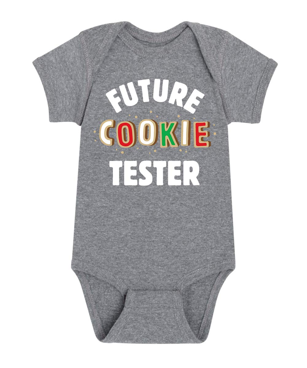 Future Cookie Tester Baby Bodysuit - Soft Cotton Infant Onesie for Newborns & Toddlers - Perfect for Baking, Photo Shoots & Holiday Gifts