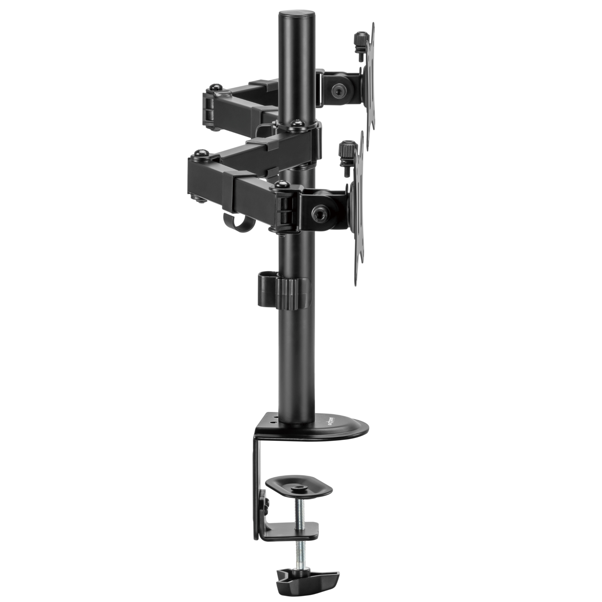 Outshine Dual Monitor Stand for Gaming - Adjustable VESA Mount for 13-32 inch Screens - Perfect for Home Office, Streaming & Esports Setup