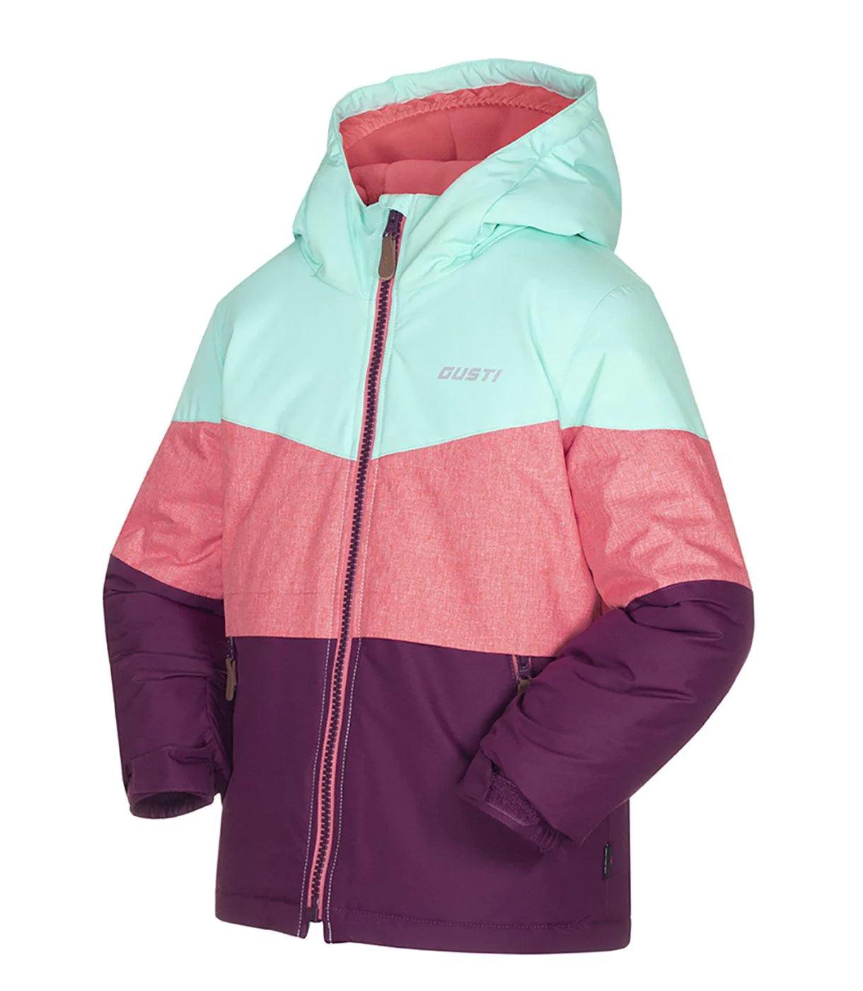 Gusti Hanna Snowsuit for Toddlers - Waterproof Winter Jacket & Pants Set, Purple - Perfect for Snow Play, Skiing & Outdoor Adventures