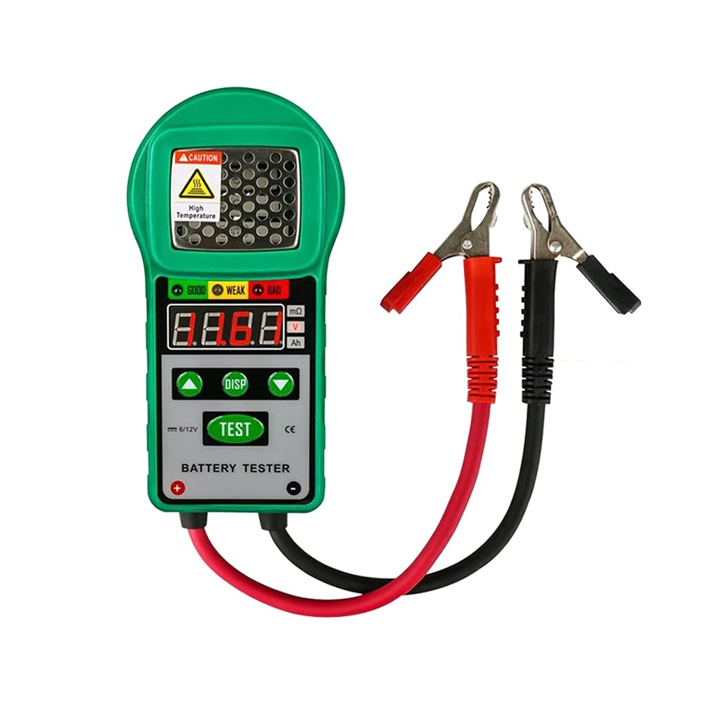 TWDYC 12V 6V Digital Car Battery Tester - Automotive Battery Diagnostic Tool with LED Display for Cranking, Storage & Vehicle Maintenance | Perfect for Home Mechanics & Auto Shops