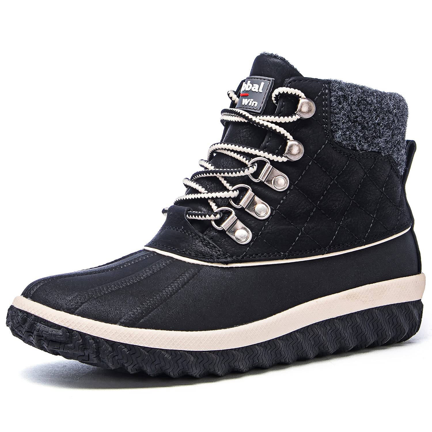 GLOBALWIN Women's Winter Ankle Boots - Waterproof Snow Boots for Cold Weather, Slip Resistant Outdoor Boots for Walking, Hiking & Daily Wear