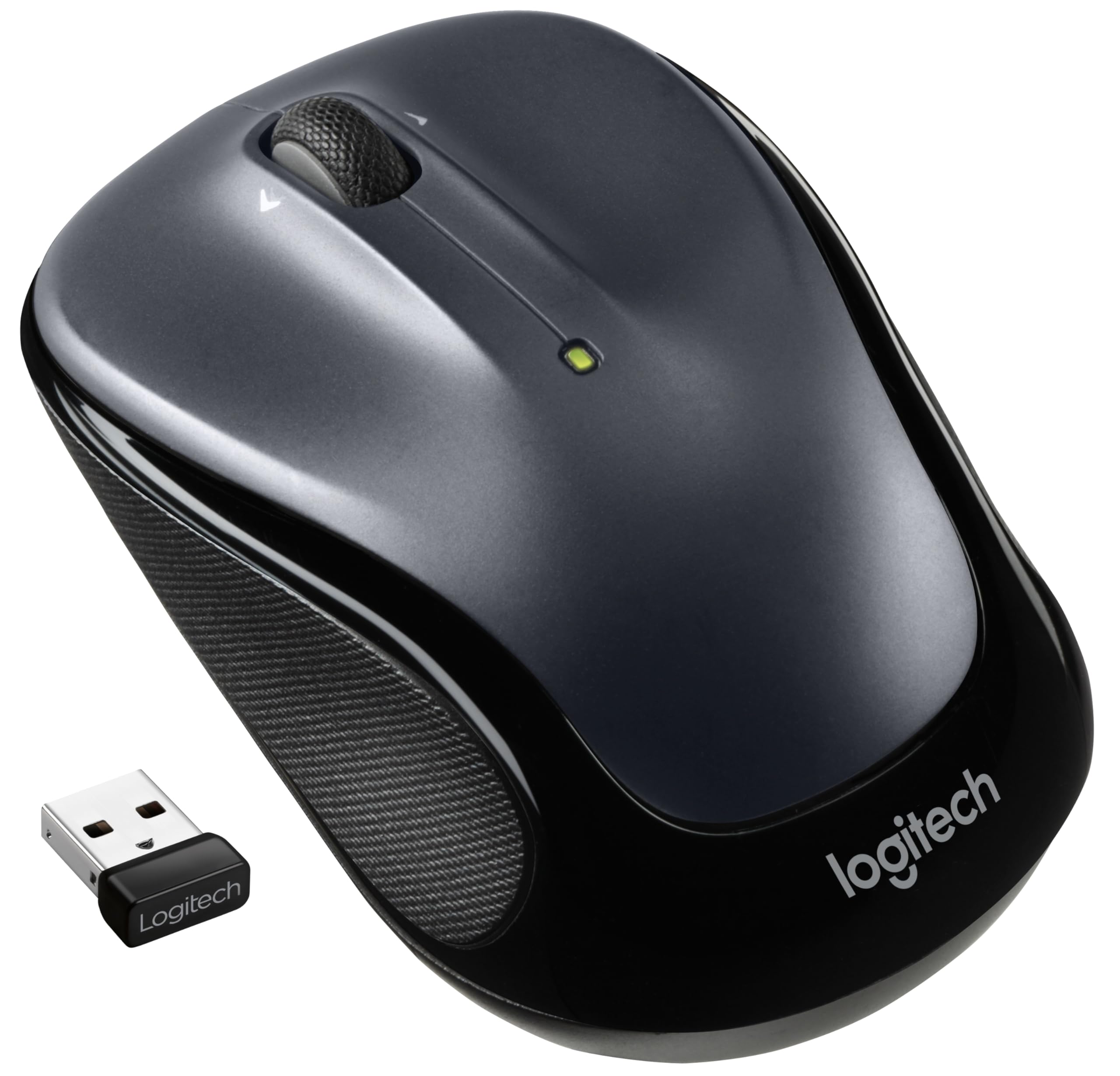 Logitech M325S Wireless Mouse - Black/Grey Ergonomic Design for Comfortable Use | Perfect for Office, Home & Gaming | W127381003