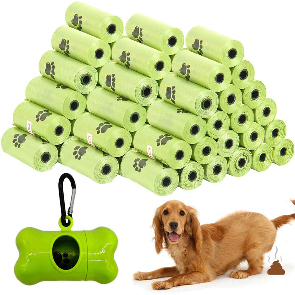 **Eco-Friendly Dog Poop Bags - 750 Count (50 Rolls) with Free Dispenser | Biodegradable Pet Waste Bags for Dogs, Puppies & Cats | Perfect for Walks, Parks & Travel**
