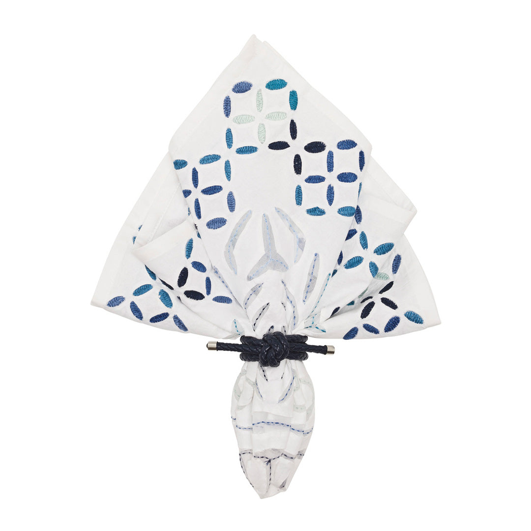 Premium Malta Napkins Set of 4 - 100% Cotton Decorative Table Linens for Dinner Parties, Weddings & Fine Dining