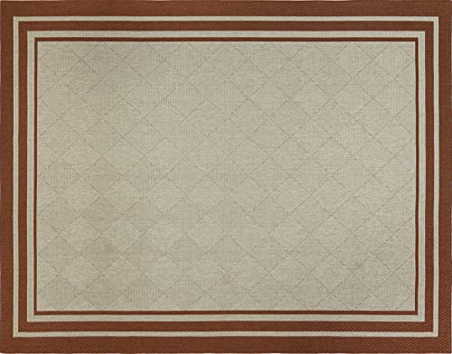 Triple Border Red Tan
