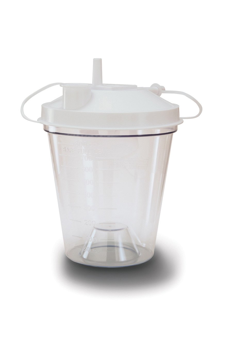 12 Pack 800CC Disposable Suction Canisters - Medical Grade Waste Collection for Hospitals, Clinics, and Home Healthcare Use