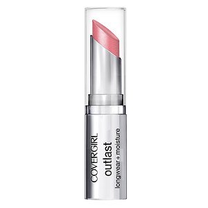 CoverGirl Outlast All-Day Lipstick - Longwear Pink Pow with Moisturizing Formula (2-Pack) | Perfect for Work, Date Night & Special Occasions