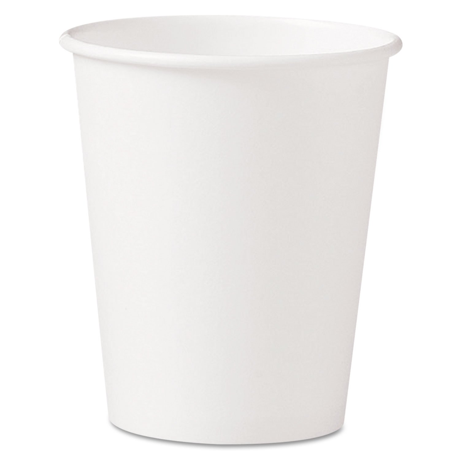 SOLO Company 10 oz White Hot Paper Cups - 50 Pack, Polycoated for Heat Resistance - Perfect for Coffee, Tea, and Hot Beverages at Home, Office, or Cafes