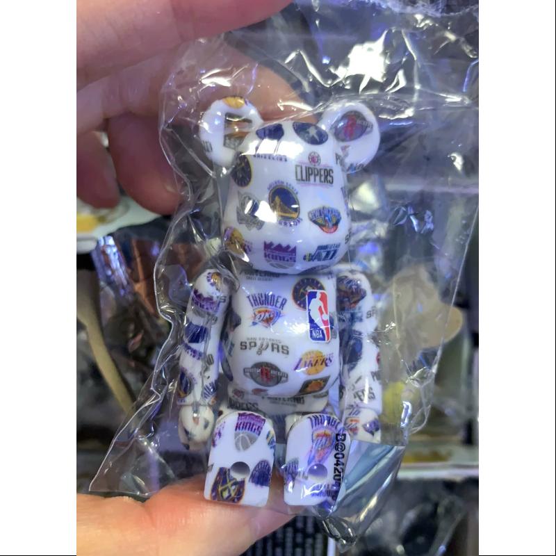 Bearbrick Series 42 HERO NBA Western 100% Collectible Figure - Limited Edition Vinyl Art Toy for NBA Fans & Collectors - Perfect for Home Display, Office Decor, and Gift Giving