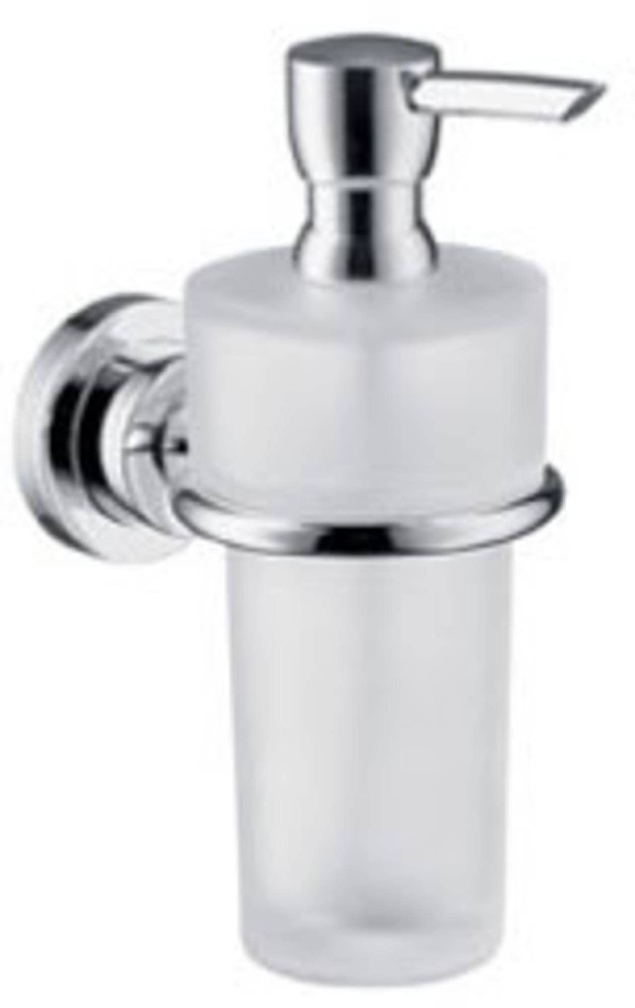 Luxury 8-inch Chrome Soap Dispenser for Bathroom & Kitchen Sink - Modern Touchless Design, Durable & Stylish - Perfect for Home, Office, or Restaurant Use