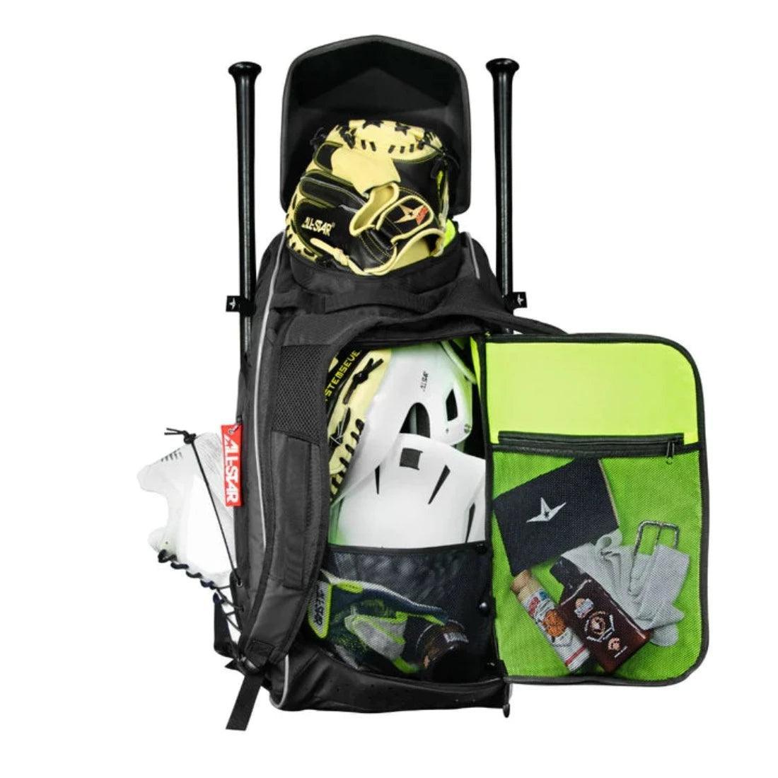All Star MVP Pro Catcher's Batpack - Durable Baseball Equipment Bag for Players & Coaches | Perfect for Training, Games & Travel