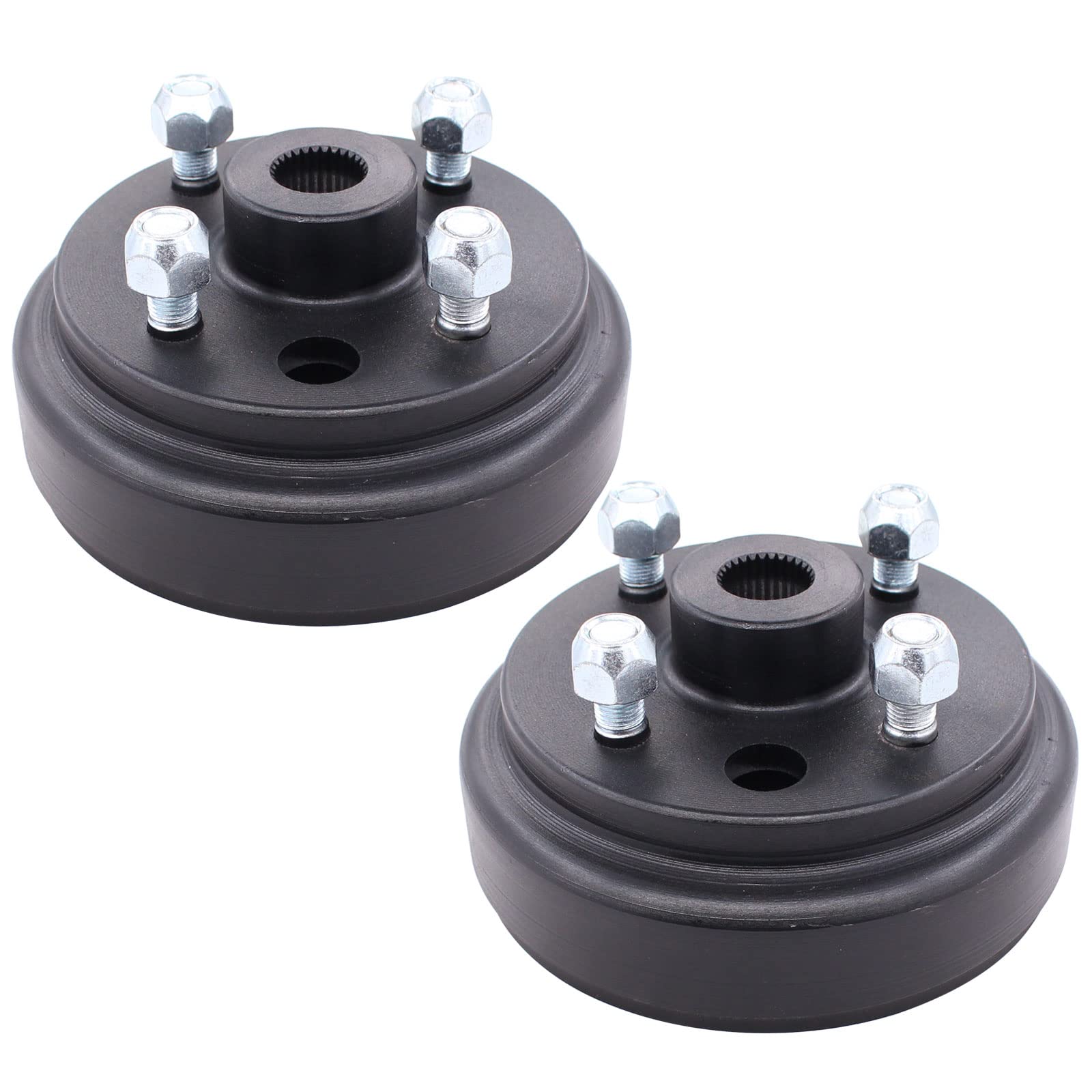 ApplianPar 2-Pack Rear Wheel Brake Hub Drum 30 Teeth 21807-G1 for EZGO Gas 4-Cycle 91-Up RXV Golf Cart - Replacement Parts for Golf Cart Maintenance & Repair