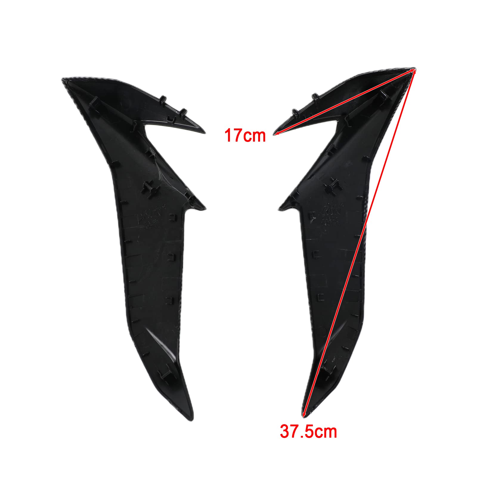 Topteng Motorcycle Side Frame Fairing Cowl Radiator Cover for Suzuki GSX-S 750 GSX-S750 2017-2021 - Durable ABS Plastic Replacement Part for Enhanced Bike Protection & Style - Perfect for Street Riding, Commuting & Custom Builds