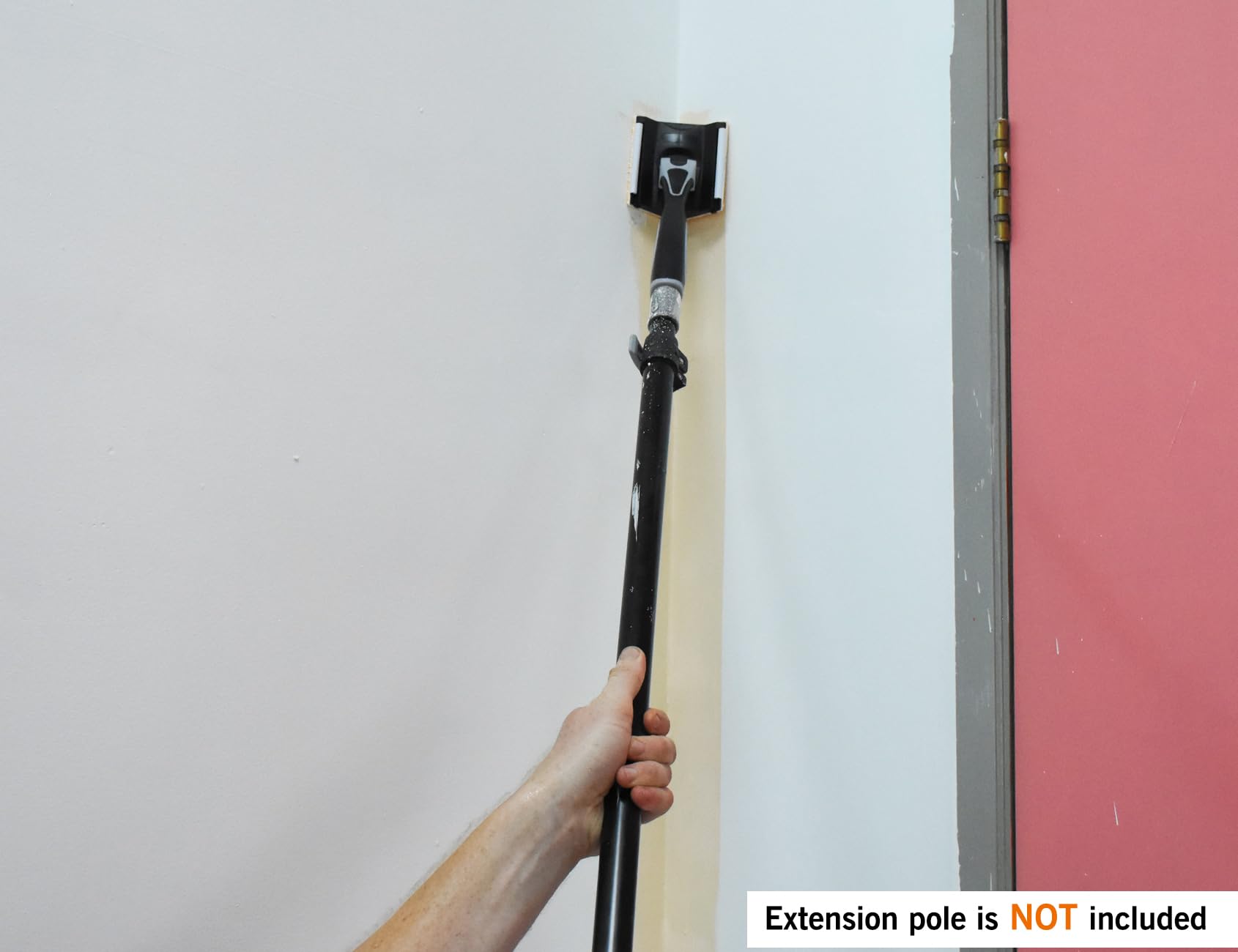 ROLLINGDOG 2.5 Inch Paint Edger with Adjustable Handle - 5 Position Angle Paint Pad for Corners & Edges - Perfect for Wall Trimming, Baseboards, Ceiling & Door Frames Painting
