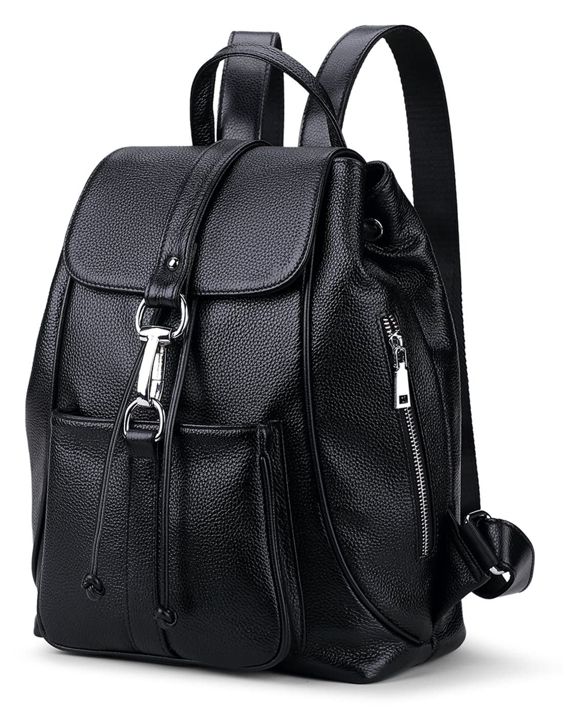 Vintage Genuine Leather Women's Backpack Purse - Stylish School Bag for College, Travel & Everyday Use | COOLCY Fashion Accessories