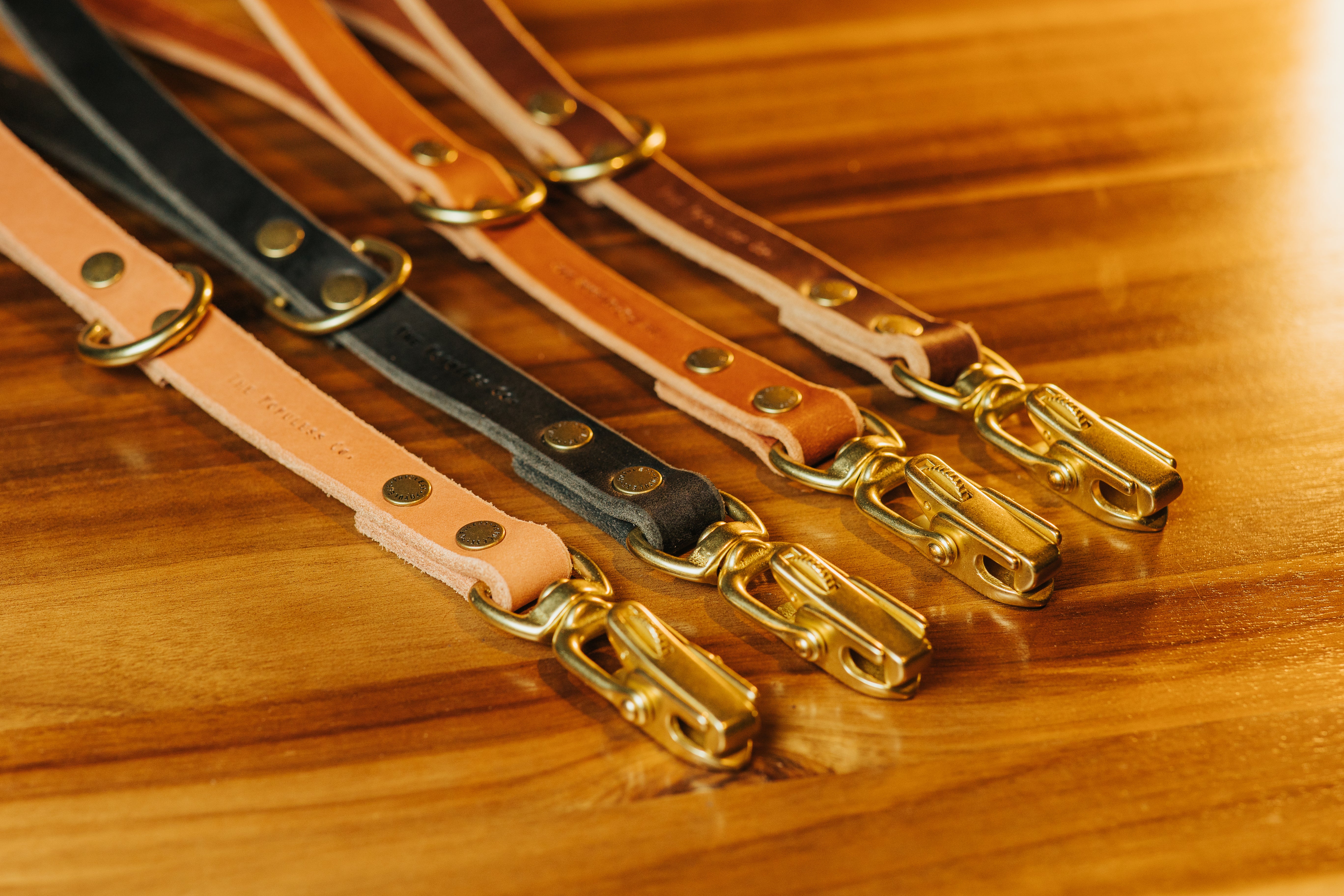 Premium Natural Leather Dog Lead - The Gus - Durable & Stylish Dog Leash for Walking, Training & Outdoor Adventures