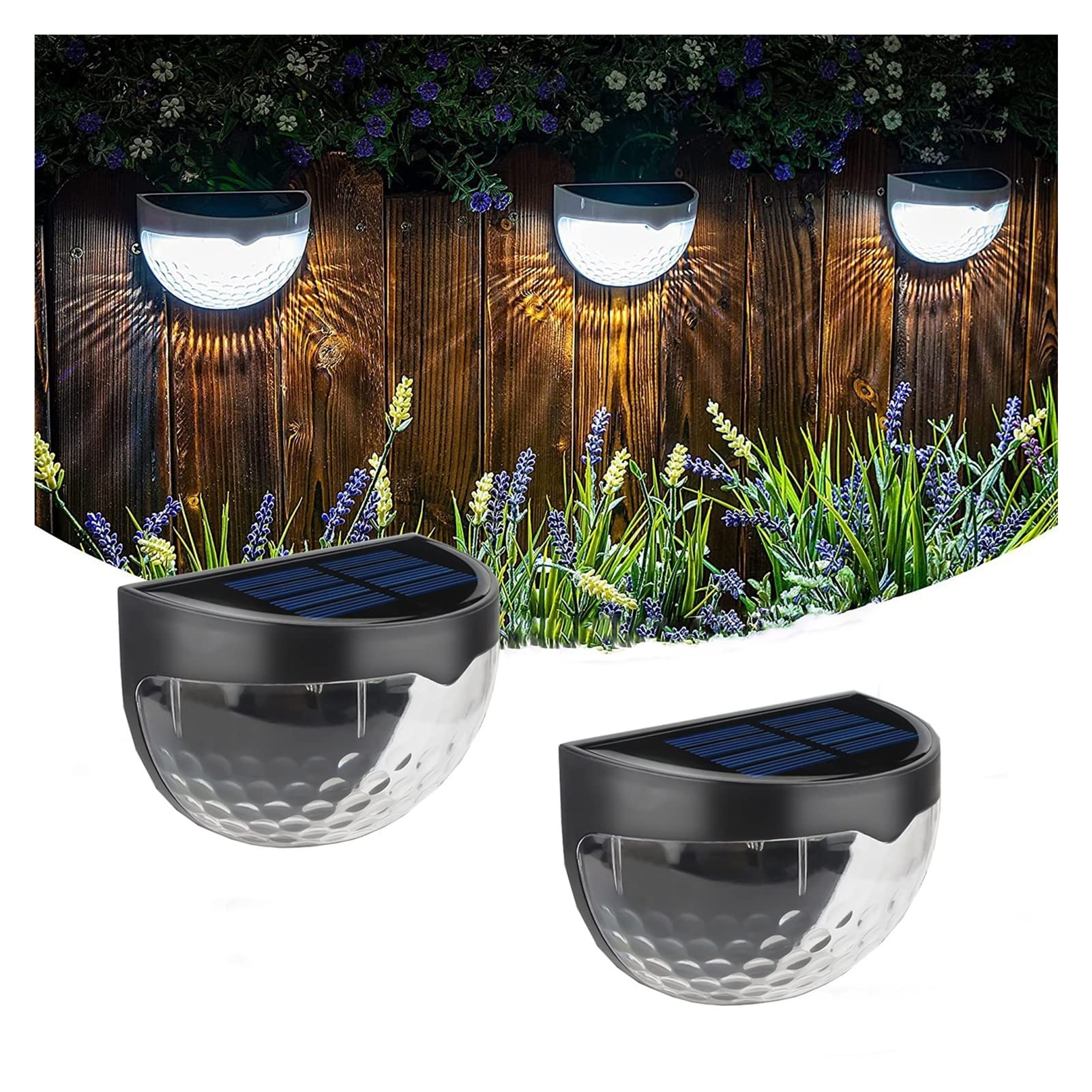 JYDQM Solar Powered LED Outdoor Wall Lights - Waterproof Garden Lighting for Patio, Yard, Pathway - Energy Efficient Solar Lamp for Christmas, Holiday, Party Decor - Perfect for Outdoor Festoon Lighting (Color: A, Size: One Size) - Ideal for Backyard, Deck, Porch, and Landscape Illumination
