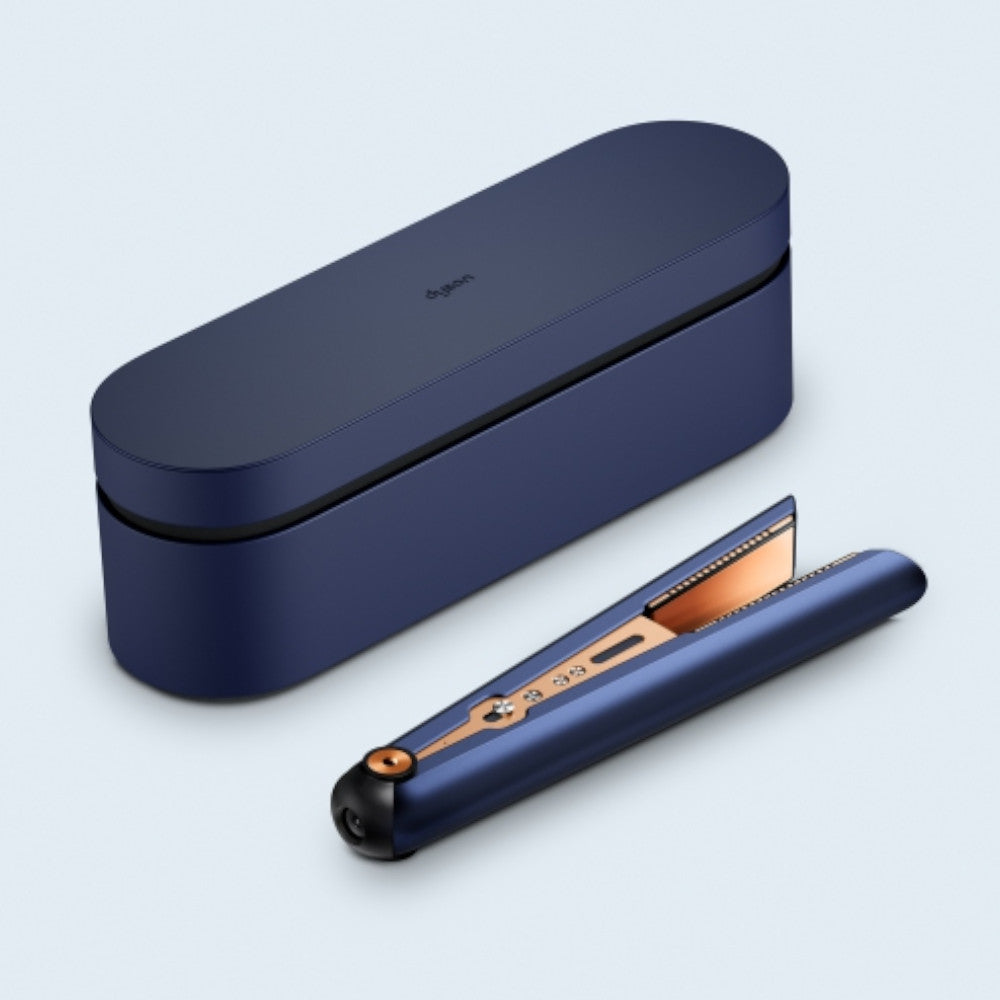 Dyson Corrale Hair Straightener Prussian Blue & Rich Copper - Refurbished (Excellent Condition) with 1 Year Warranty | Professional Salon-Quality Styling for Smooth, Frizz-Free Hair at Home or On-The-Go
