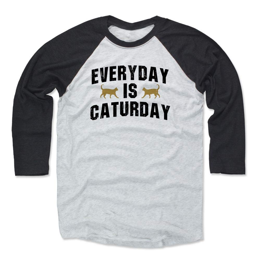 Funny Punny Cat Shirt for Women & Men - Cute 'Everyday is Caturday' Graphic Tee - Perfect for Casual Wear, Cat Lovers Gift, Weekend Outfits & Relaxing at Home