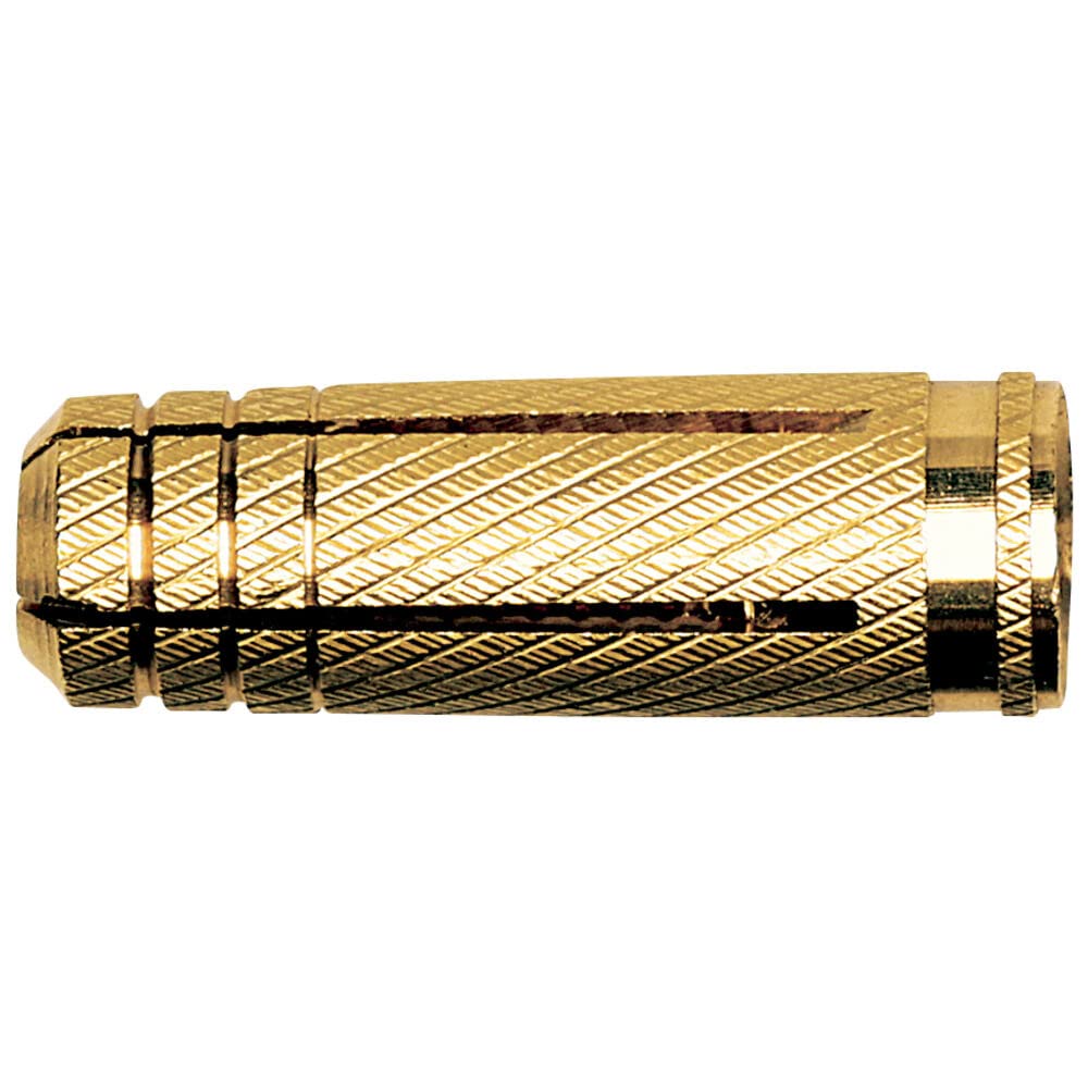 Fischer Brass Plug MS 8 x 28 - Box of 50 Units (78981) - Ideal for Fastening and Anchoring in Concrete, Brick, and Masonry