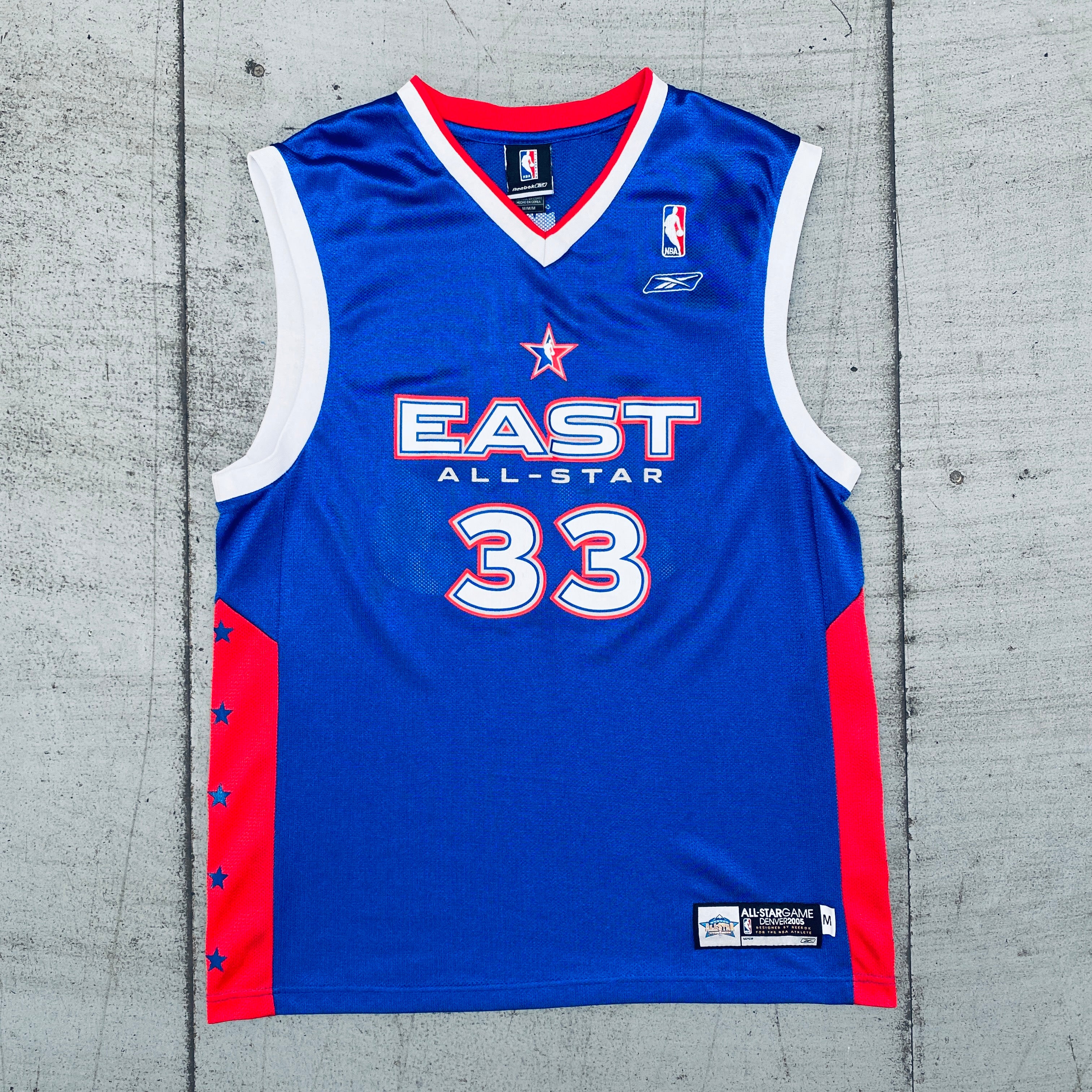 Authentic Reebok Grant Hill 2005 Eastern Conference All-Star Jersey (Medium) - Orlando Magic NBA Basketball Jersey for Fans & Collectors - Perfect for Game Day, Cosplay, and Sports Memorabilia Display