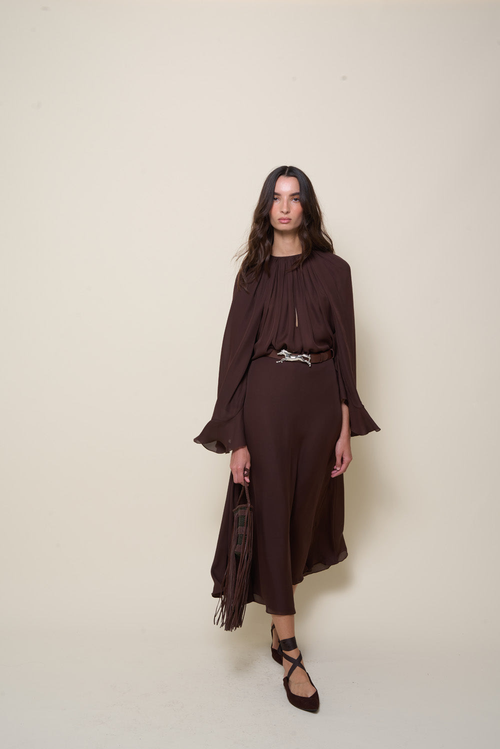 Everywhere Skirt - Women's Flowy A-Line Midi Skirt for Casual & Travel | Perfect for Beach, Office & Everyday Wear