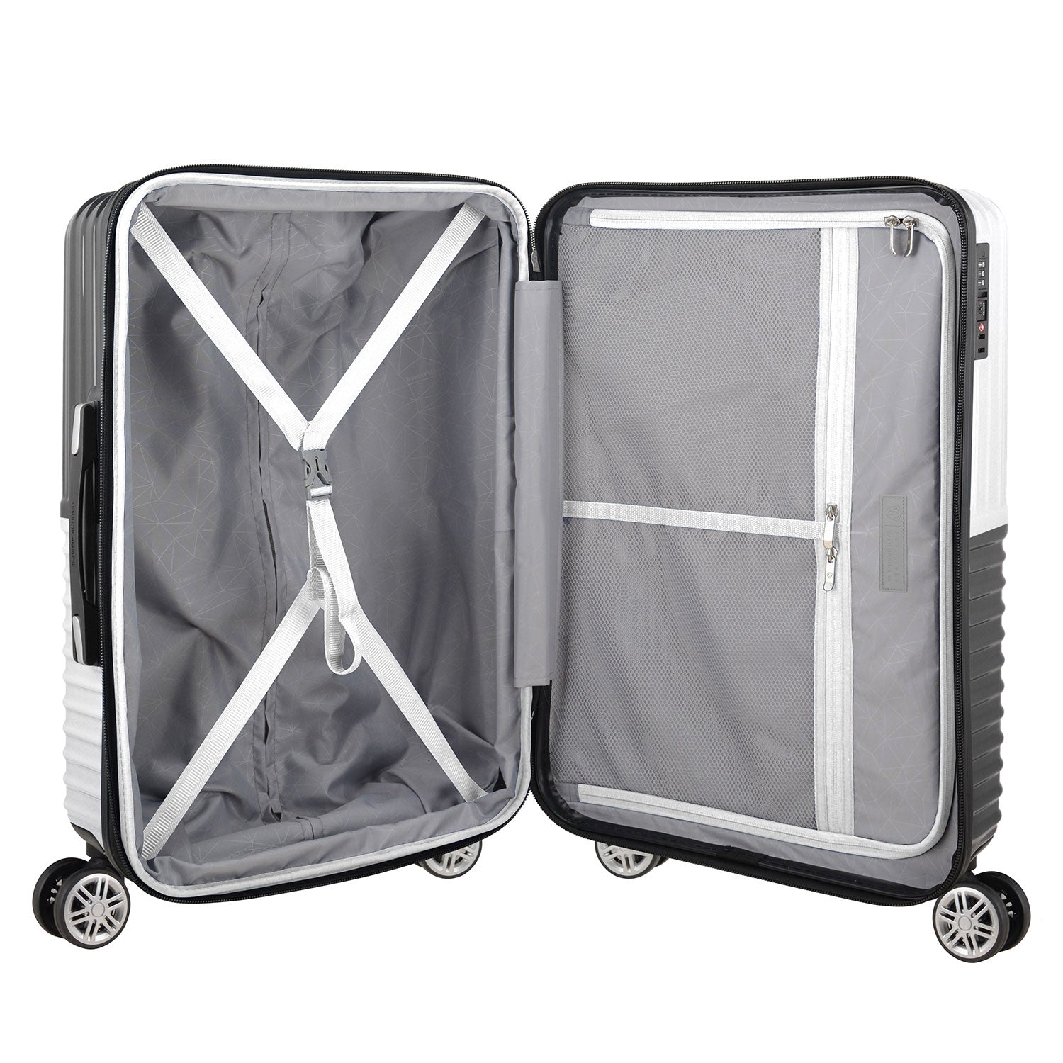 Jericho 2-Piece Luggage Set - Lightweight Spinner Suitcase with TSA Lock for Travel, Business Trips & Vacations | Durable Carry-On & Check-In Luggage
