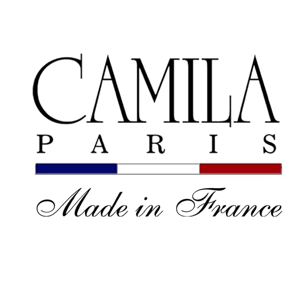 Camila Paris CP2326 3.25 Inch French Banana Clip Hair Comb - Round Tokyo Style Ponytail Holder for Thick Hair | Volume Boosting Interlocking Hair Clips | Fashion Hair Accessories for Women | Made in France | Perfect for Work, Parties & Everyday Styling
