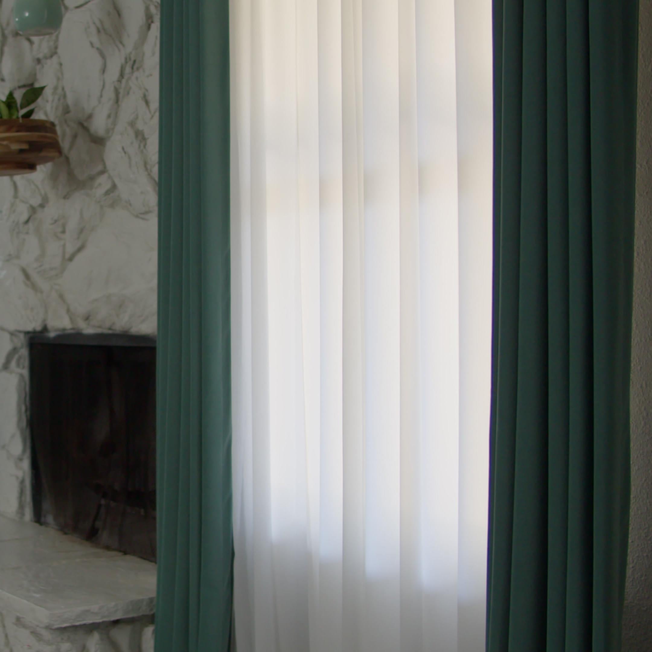 Everglade Teal Velvet Blackout Curtains - Luxury Heavyweight Thermal Insulated Drapes with Pleated Design for Bedroom & Living Room | Noise Reducing & Light Blocking Window Treatments