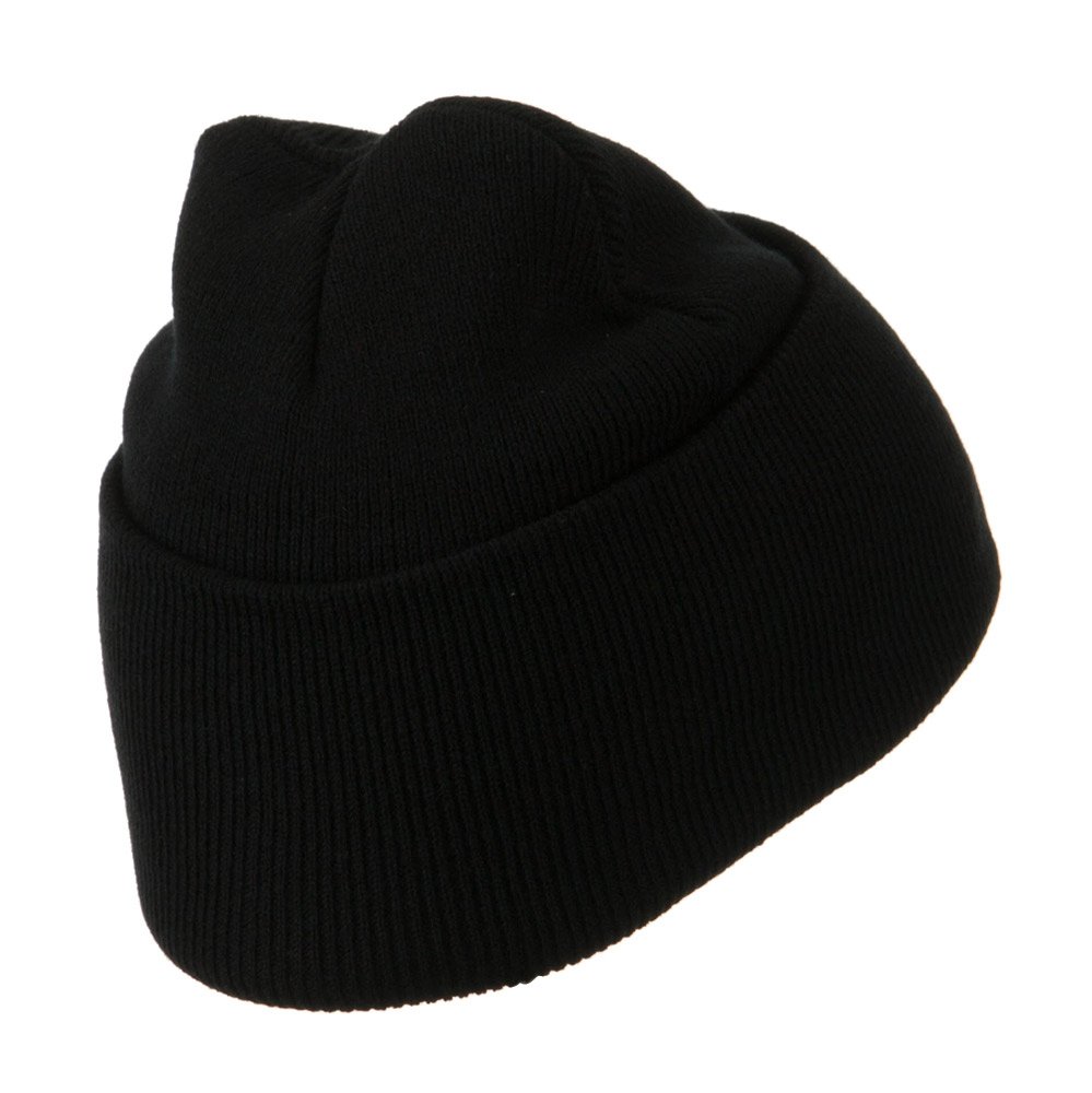 Military Embroidered Beanie for Men & Women - Warm Winter Skull Cap with Tactical Design - Perfect for Outdoor Activities, Hiking, and Cold Weather Protection - e4Hats.com