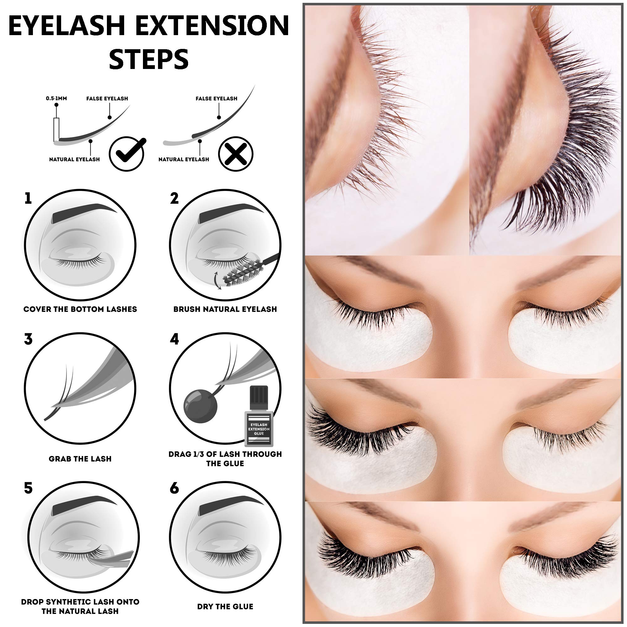 Premium COCO Honey Lash Eyelash Extensions - 6D Volume C Curl (0.07mm) Faux Mink Individual Lashes - 8-14mm Mixed Length Set for Natural & Glamorous Look - Perfect for Weddings, Parties & Daily Wear
