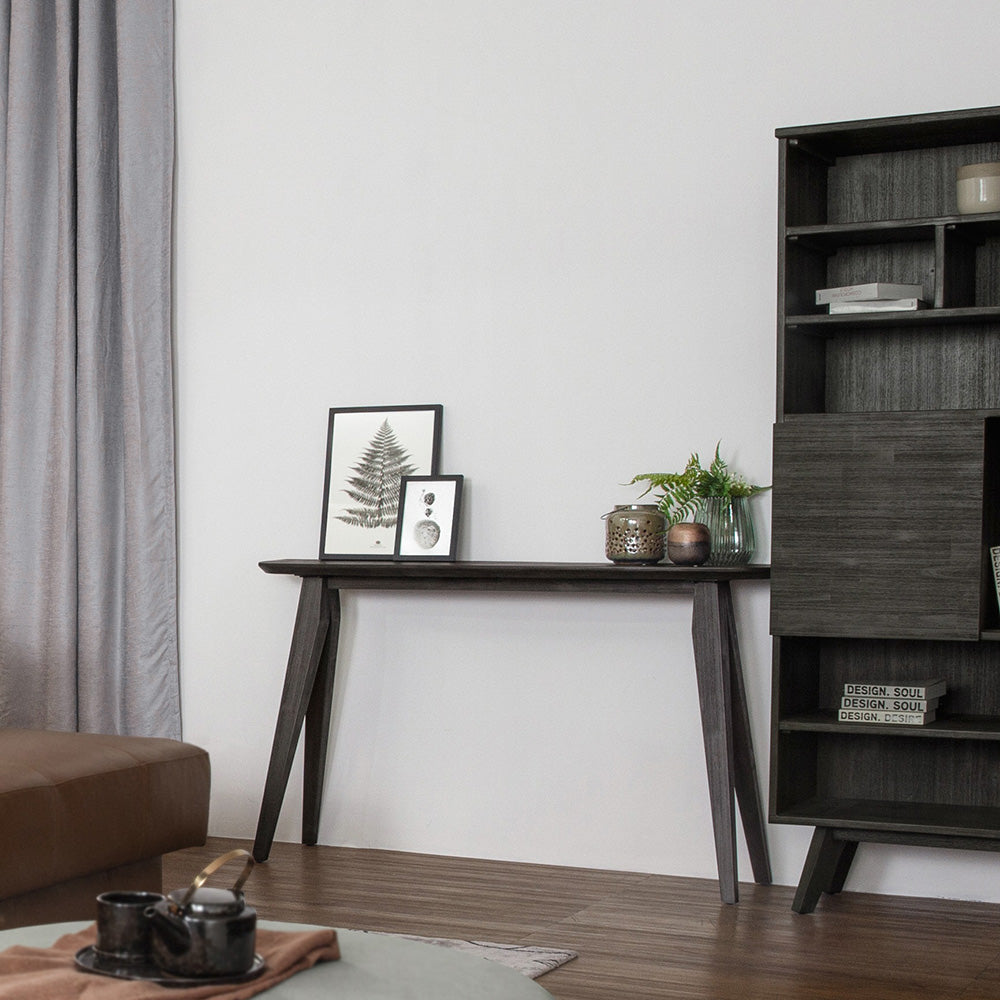 DABNEY 47 Inch Acacia Wood Console Table - Entryway, Living Room, Hallway Sofa Table for Home Decor