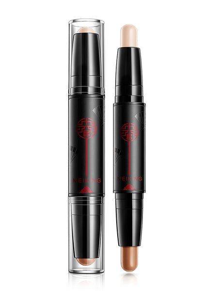 MEIKING Double End Concealer Stick - Full Coverage, Waterproof & Long Lasting - For Dark Circles, Blemishes & Under Eye Brightening - Perfect for Makeup, Contouring & Everyday Use
