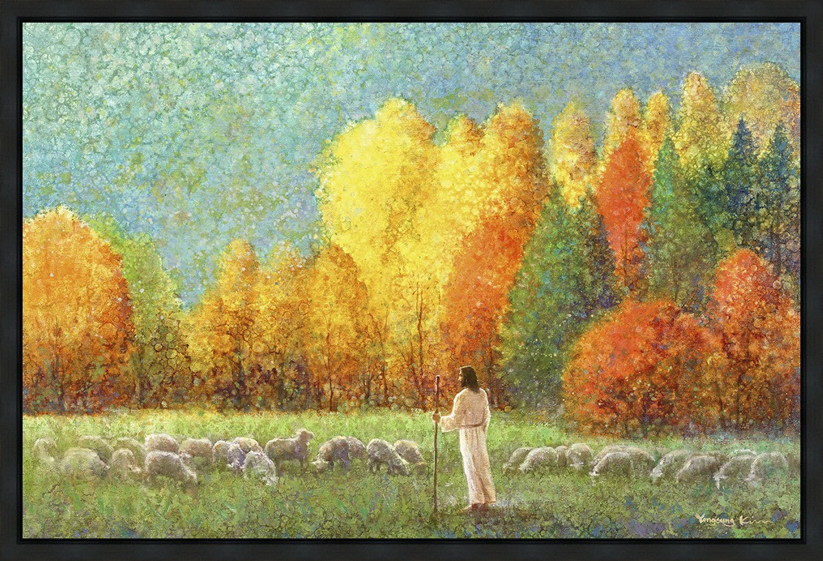 Changing Seasons Gallery Wrap Canvas Art - Stunning Seasonal Landscape Wall Decor for Living Room, Bedroom & Office