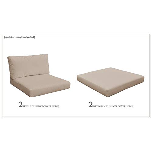 TK Classics Wheat-Colored Slipcover Set for Monterey-05a Sofa - Premium Fabric, Easy Fit (Cushions Not Included) | Perfect for Living Room, Family Room & Home Decor Refresh
