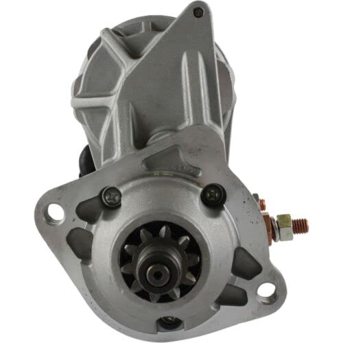 12V 3.0KW DSA Starter Motor - 10 Teeth Replacement for Cummins ISB QSB 4B 6B Engines (Fits 3971603, 3971611, 428000-2860) - Heavy Duty Truck & Diesel Engine Starter for Reliable Cold Weather Performance