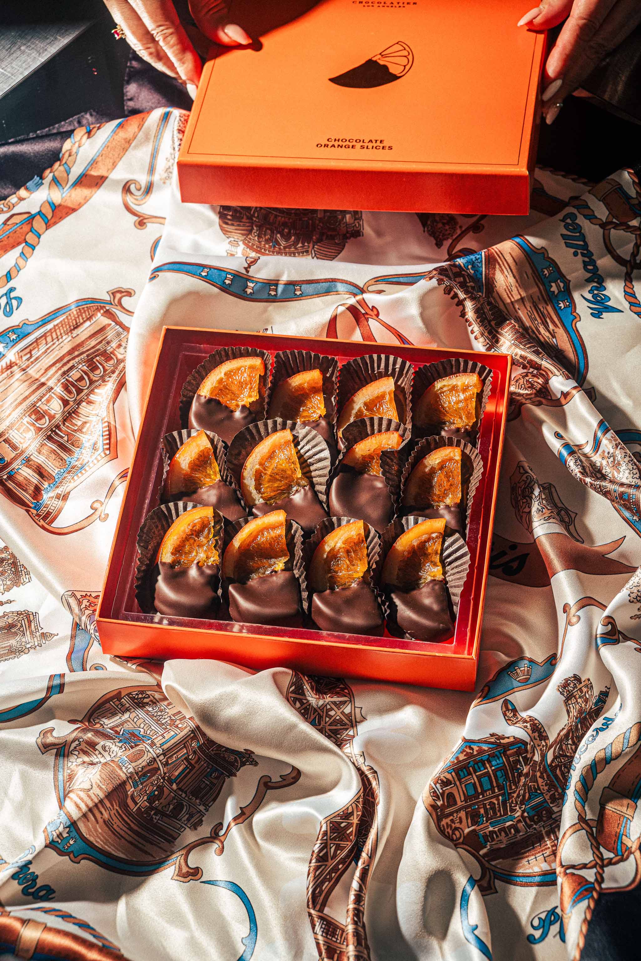 Premium Chocolate Covered Oranges Gift Box - Gourmet Orange Slices Dipped in Rich Chocolate - Perfect for Holidays, Corporate Gifts & Special Occasions