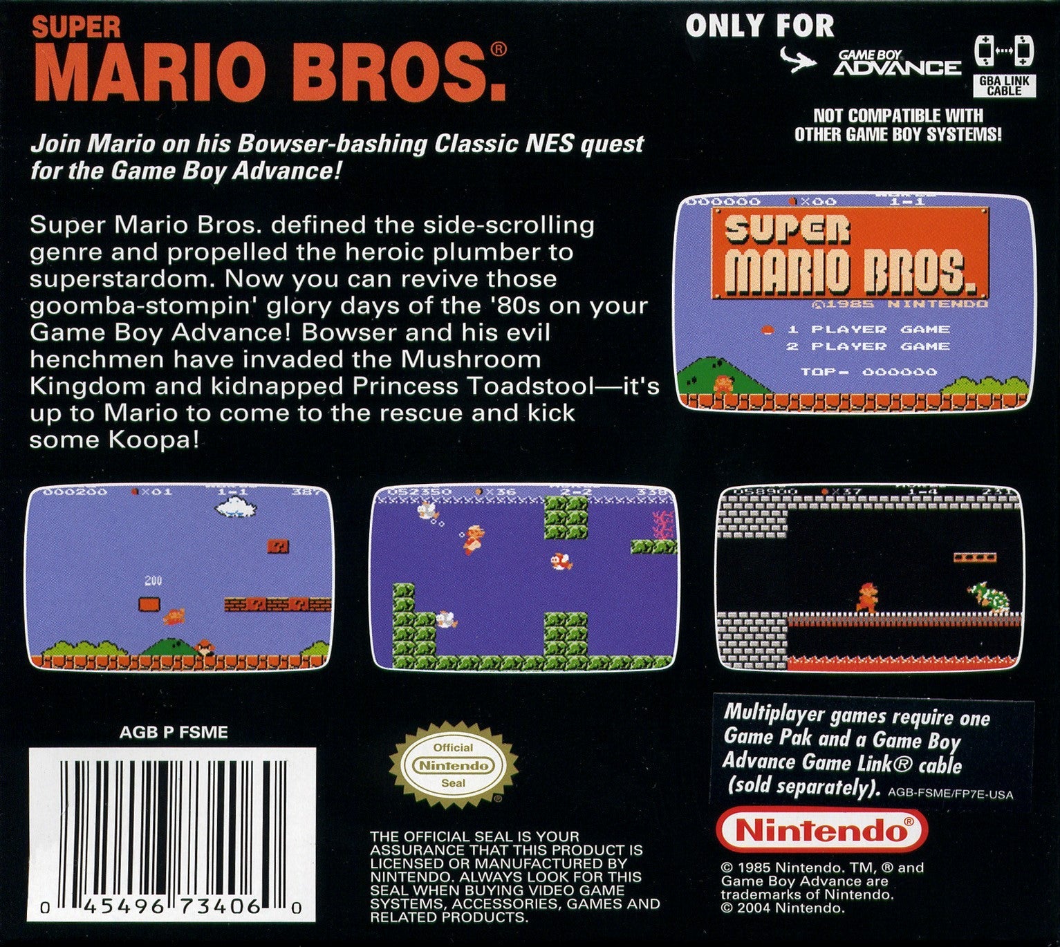 Super Mario Bros. Classic NES Series - Retro Video Game for Nintendo Switch & NES | Perfect for Gaming Enthusiasts & Collectors
