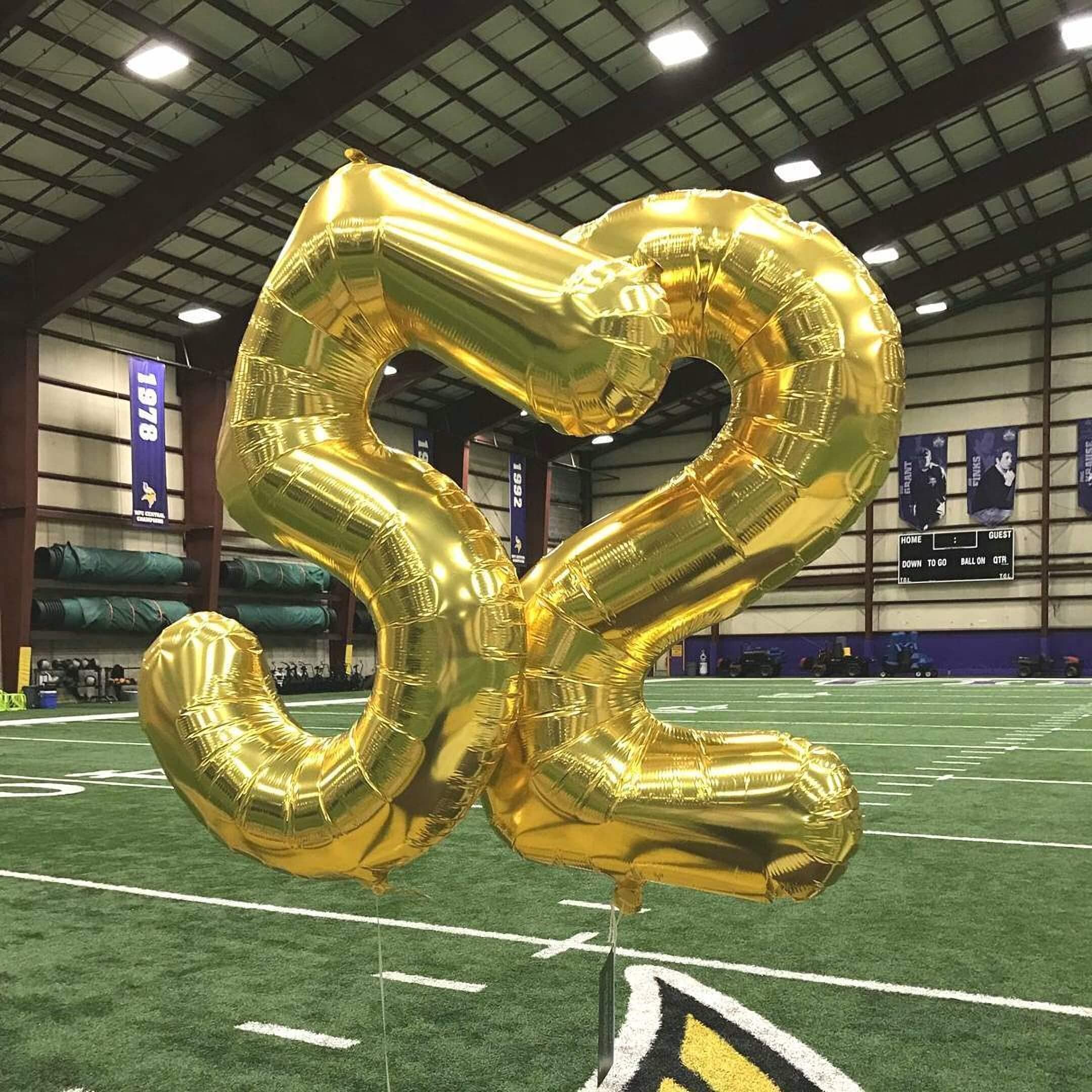 40 Inch Gold Number 25 Balloons - Giant Jumbo Foil Mylar Helium Balloons for Birthday Parties, Anniversaries & Special Events - Perfect for 25th Birthday Decorations, Graduation Celebrations & Milestone Occasions