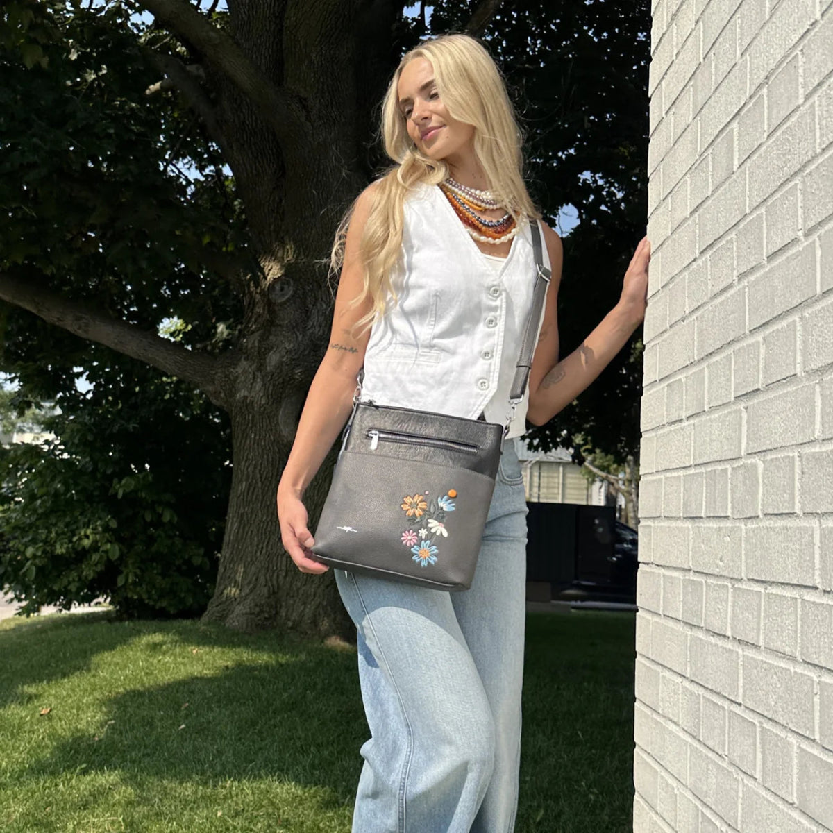 Espe Elsa Crossbody Bag for Women - Stylish Leather Shoulder Purse with Adjustable Strap, Perfect for Work, Travel & Everyday Use